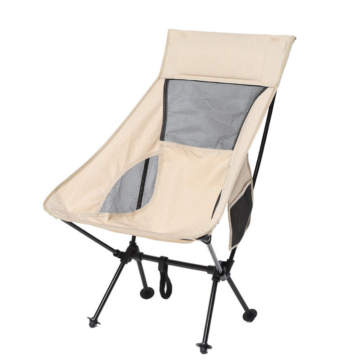 Chaise pliante haute aluminium Oxford respirante