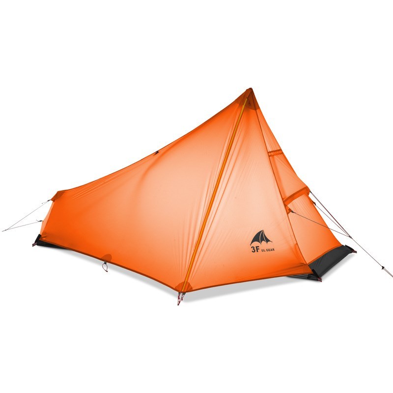 Tente pyramide 1 place ultralégère, silnylon 15D, 690 g, double paroi