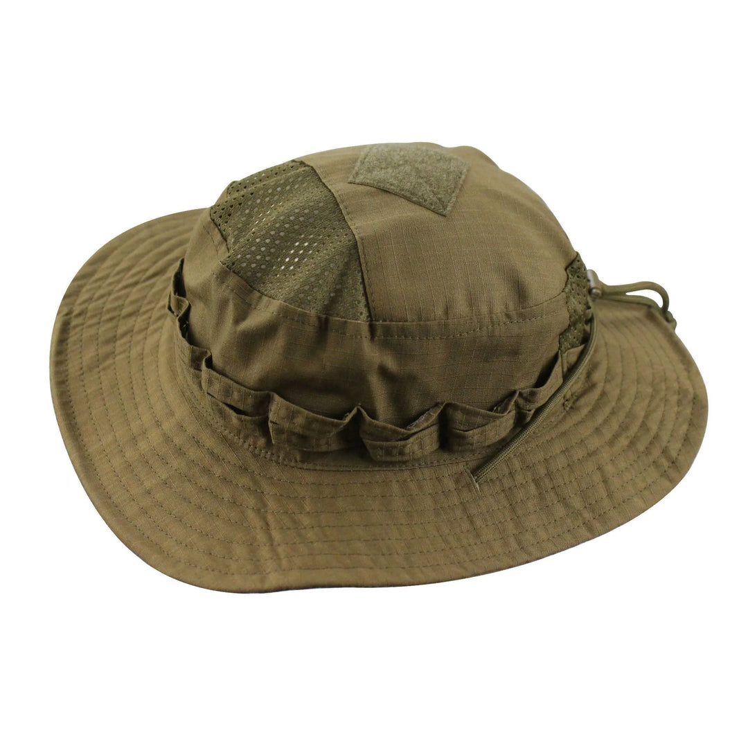 Chapeau de randonnée boonie respirant kaki.